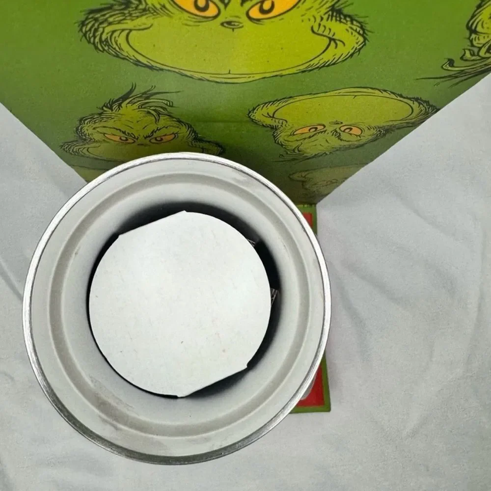 Grinch with Santa Hat Stainless Steel Cup
